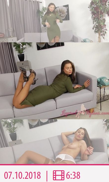 VIDEO – Layered-Nylons – Saffron – #6956 – (7th October 2018) – 6:38 (requested)